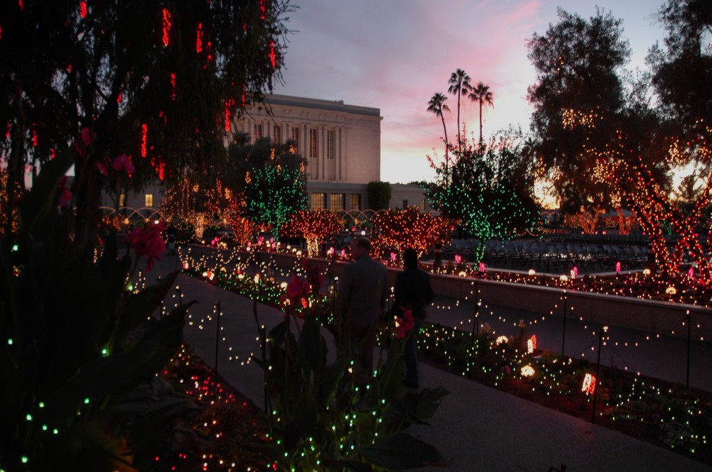 Dusk on the North Plaza